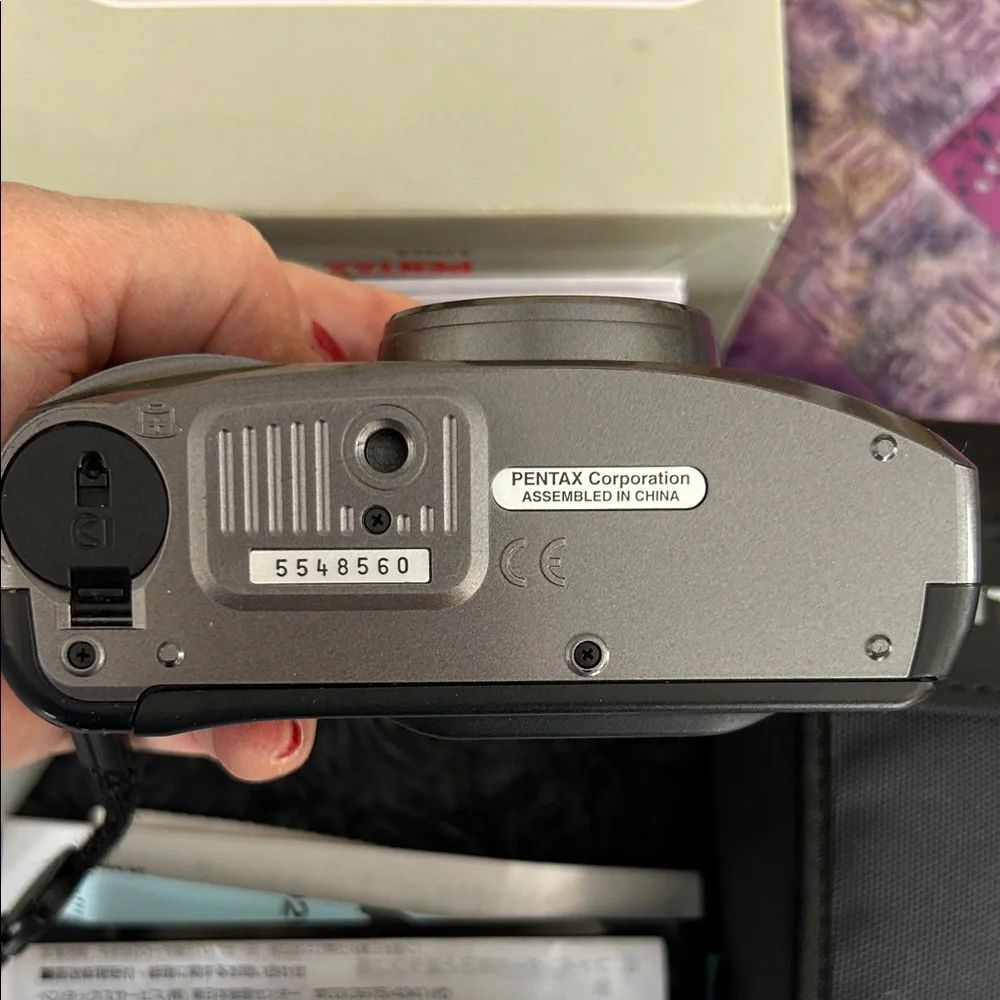 Pentax IQZoom EZY-80 Date Camera - Silver